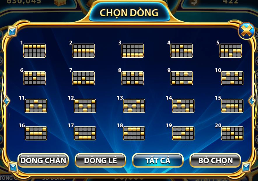 Dong cuoc trong game Thuy Cung V8 Club