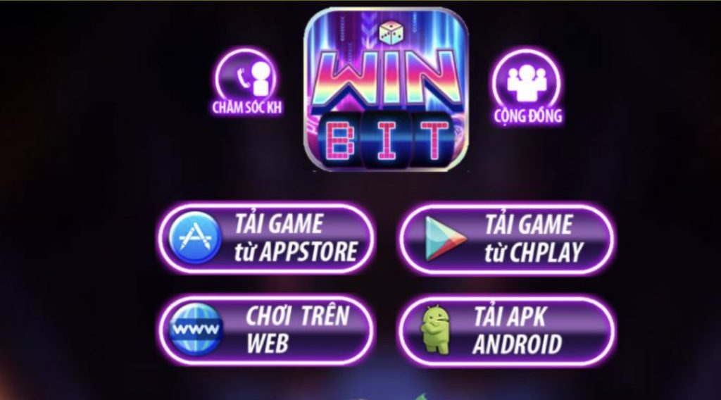 WinBit CC có phiên bản app để người chơi thuận tiện giải trí 